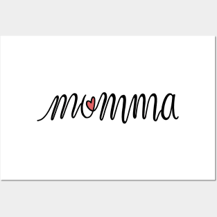 Momma Love Hand Lettered Posters and Art